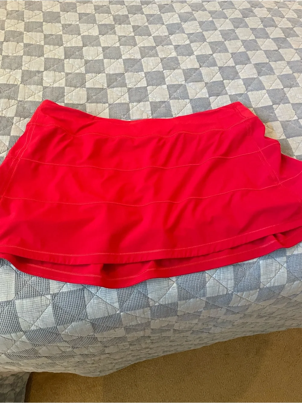 lululemon athletica Red Athletic Skirt. Hard to find size 16!